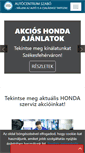 Mobile Screenshot of hondaercsi.hu