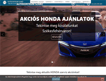 Tablet Screenshot of hondaercsi.hu
